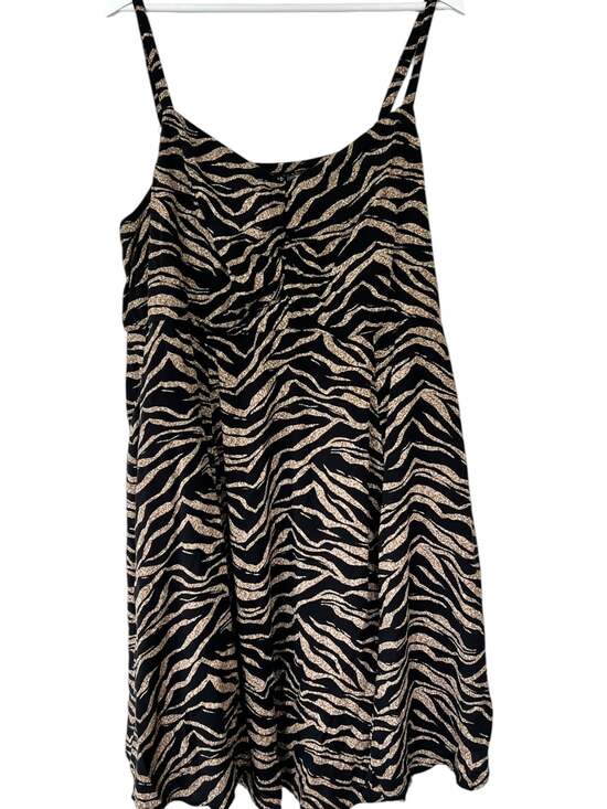 Torrid Dresses & Skirts - Torrid Plus Size 3 3X Zebra Stripe Sundress Cami Adjustable Straps Pockets